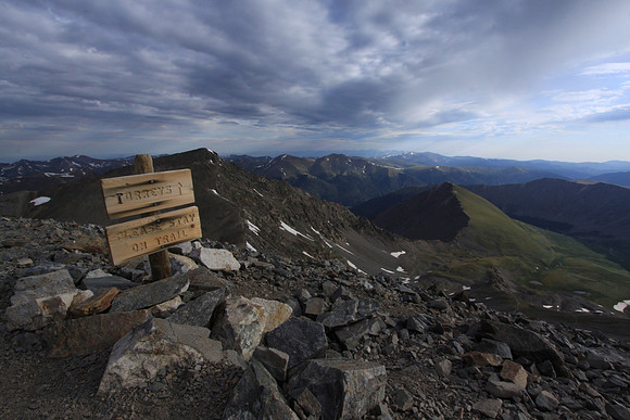 view from Grey's Peak, Colorado