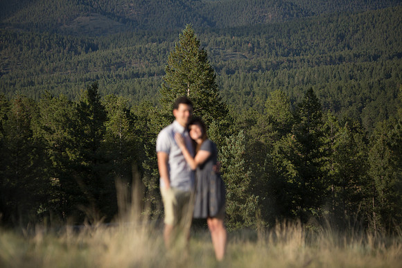 Out take #1:  Missed the autofocus. I call this one, "That pine tree though!"